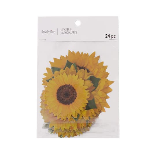 Sunflower Die Cut Stickers by Recollections&#x2122;